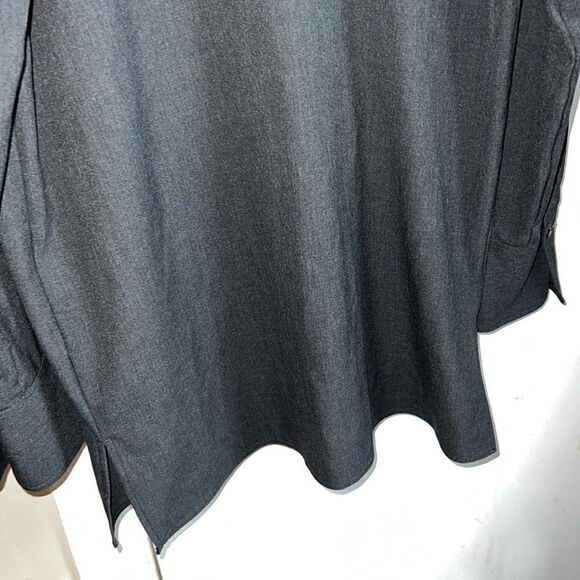ZARA Charcoal Grey Overshirt With Pockets-S - Picture 8 of 10